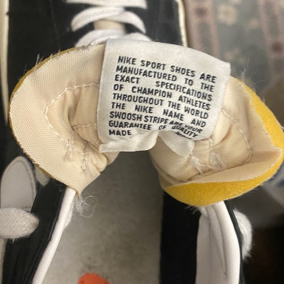 Nike Black and White Men's Sneakers - Picture 4 of 5